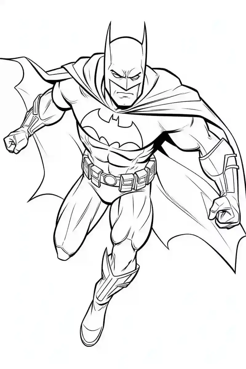 tô màu batman vui nhộn cho bé